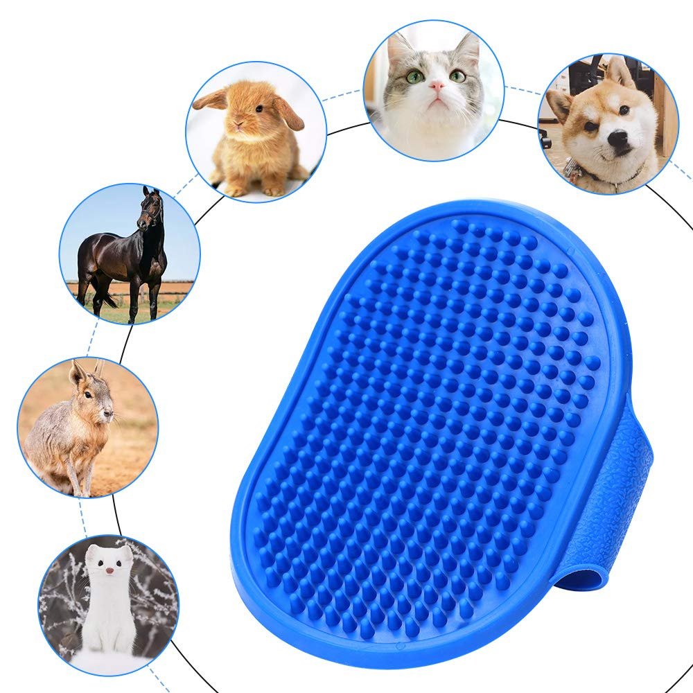 Foto 8 pulgar | Paquete De 2 Cepillos De Baño Para Mascotas Jieyou De Silicona Para Perros Y Gatos - Venta Internacional.