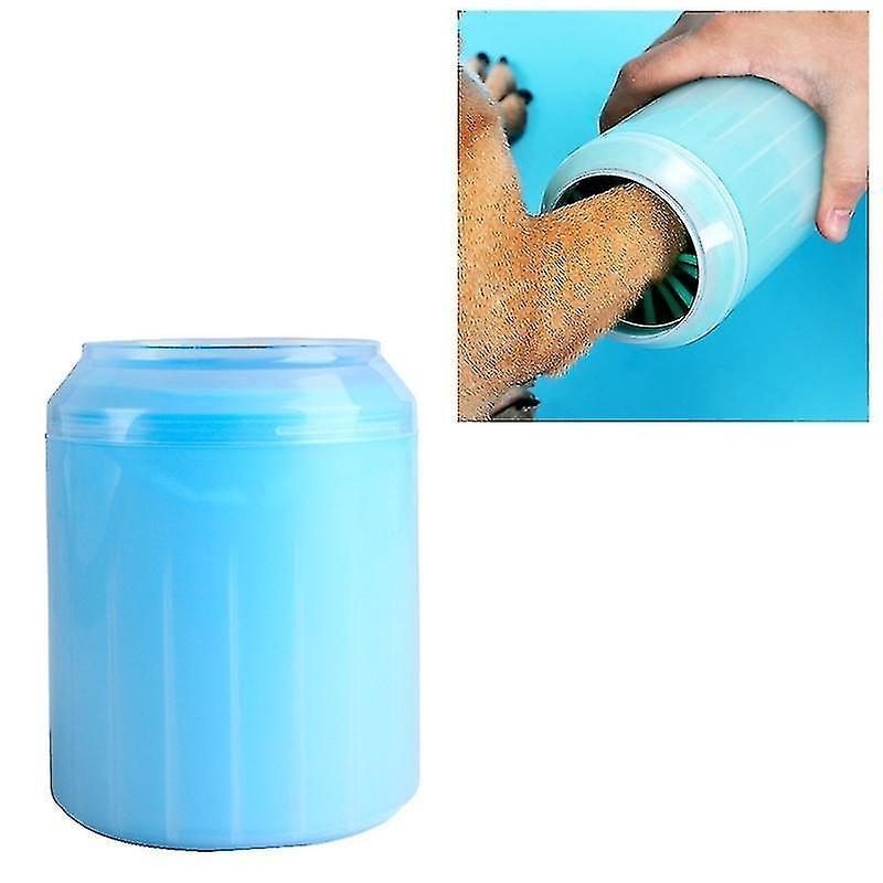 Foto 2 pulgar | Vaso De Limpieza Para Baños De Pájaros Con Forma De Jaula Para Pájaros, Silicona, Azul, 10 X 7,5 X 7 - Venta Inter