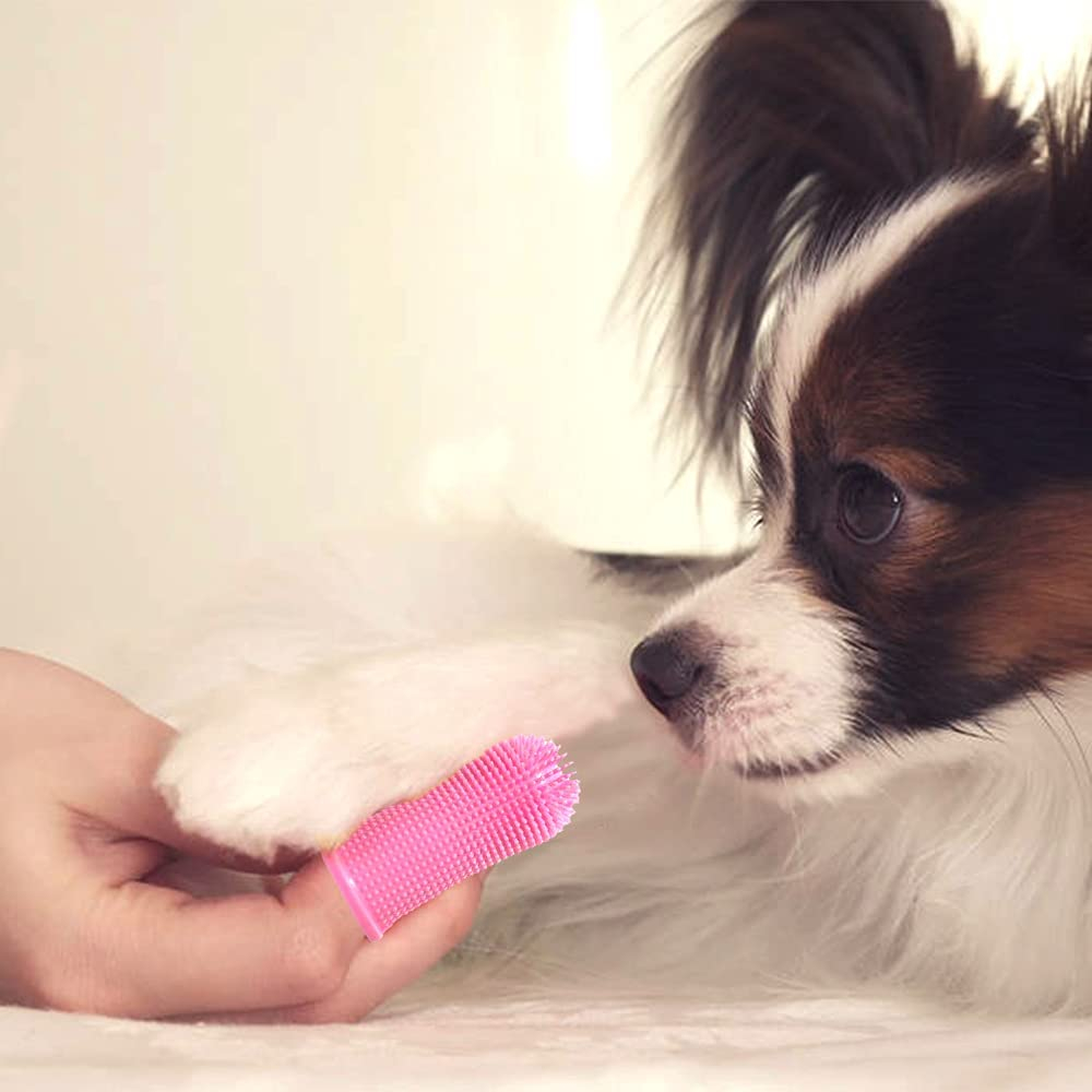 Foto 6 | Juego De Cepillos De Dientes Para Mascotas Jieyou Soft Silicone Para Perros Y Gatos - Venta Internacional.