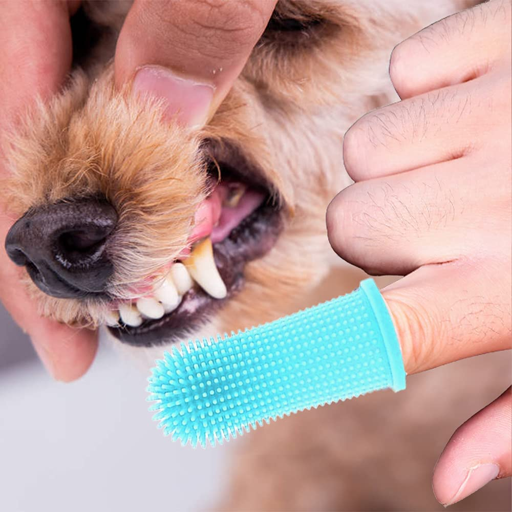 Foto 8 pulgar | Juego De Cepillos De Dientes Para Mascotas Jieyou Soft Silicone Para Perros Y Gatos - Venta Internacional.
