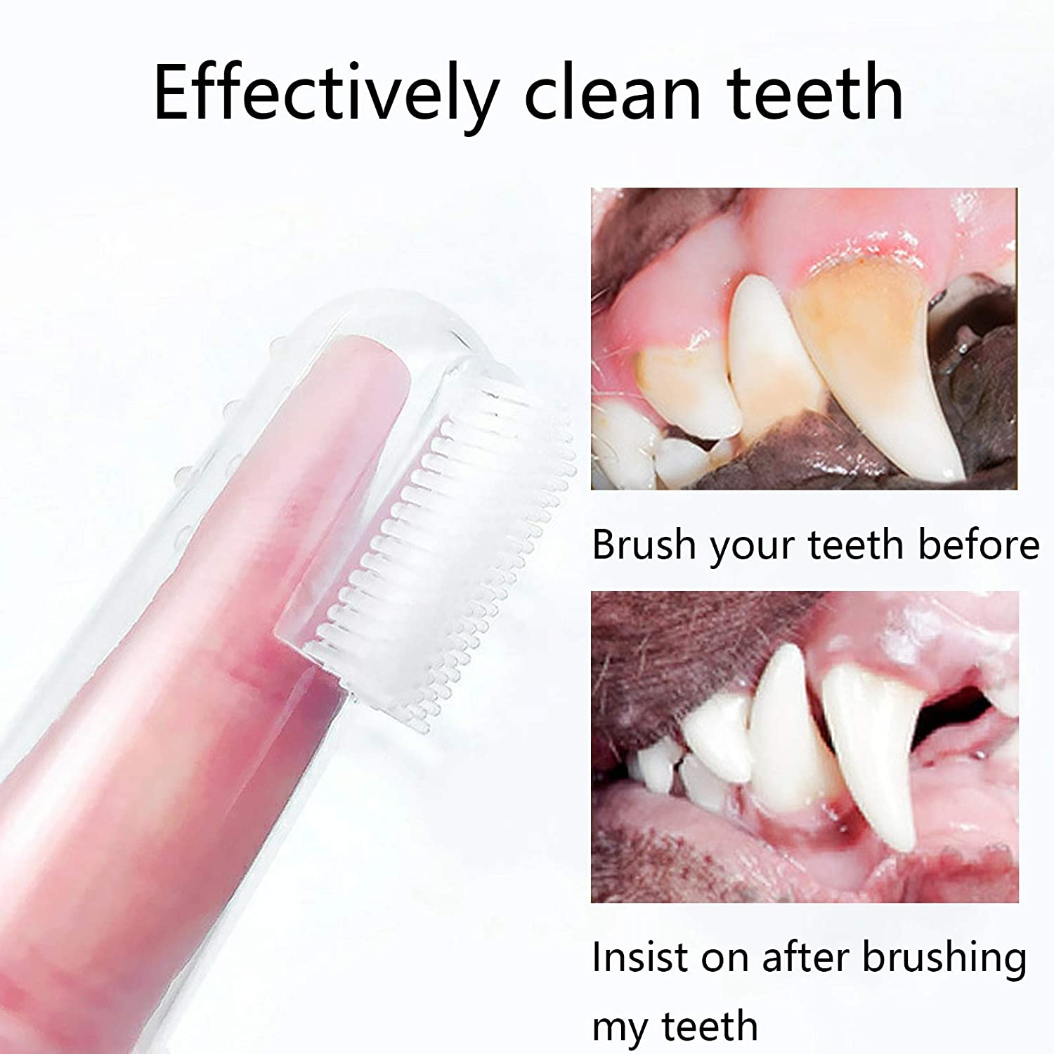 Foto 3 pulgar | Cepillo De Dientes Suave Tooth Liner Para Perros Y Gatos Pequeños, 20 Unidades - Venta Internacional.