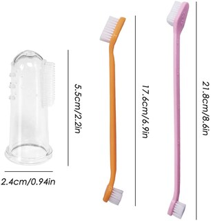 Foto 6 | Juego De Cepillos De Dientes Jieyou Para Revestimiento De Dientes De Perros Y Gatos (15 Piezas) - Venta Internacional.