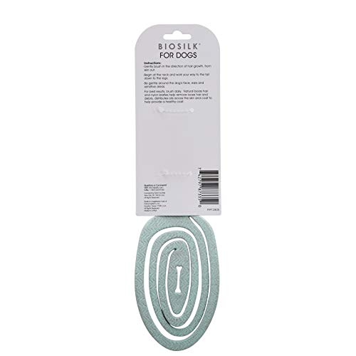 Foto 4 pulgar | Cepillo Para Perros Biosilk Ecológico Con Cerdas De Pelo De Jabalí, Color Verde Menta - Venta Internacional.