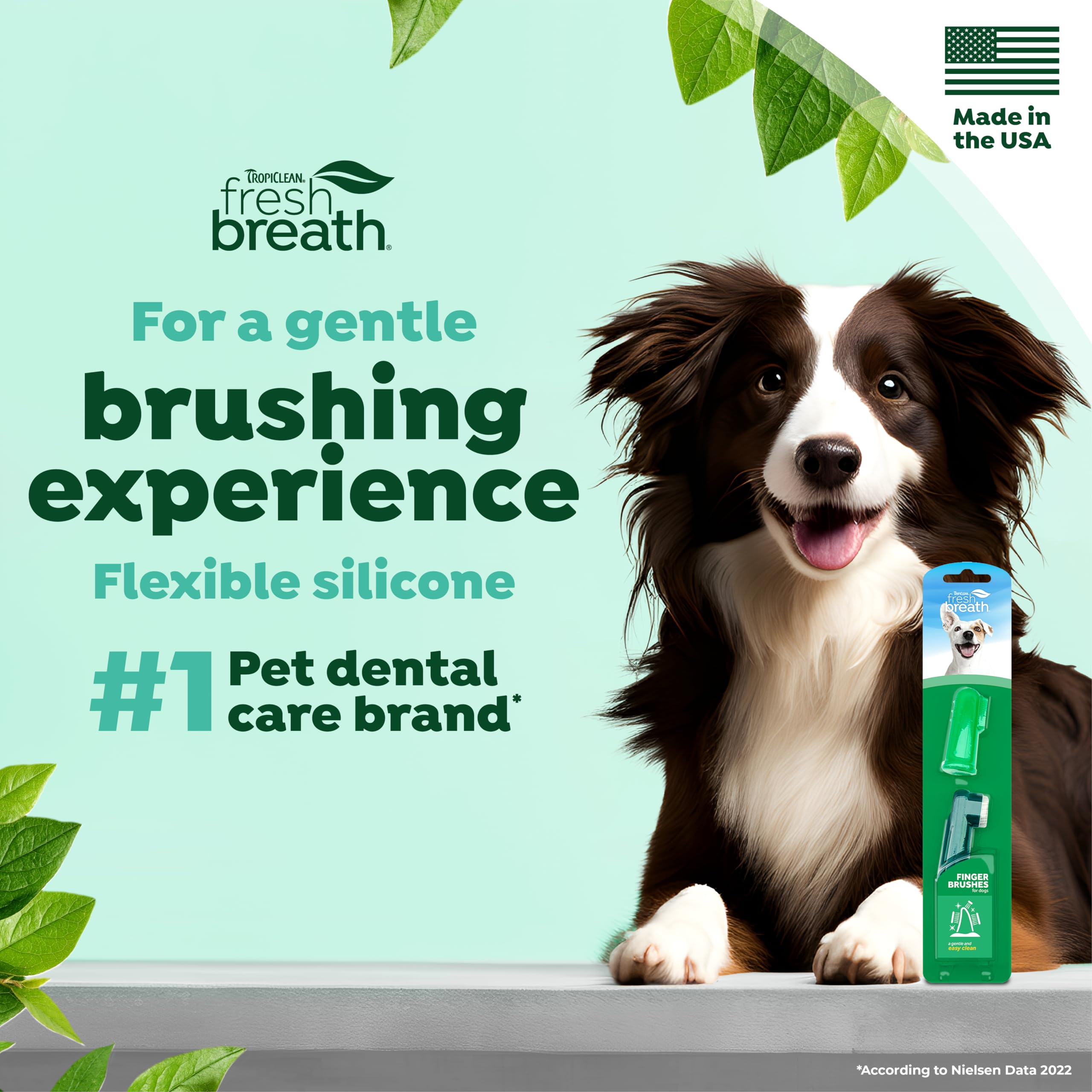 Foto 3 pulgar | Set De Cepillos De Dientes Tropiclean Fresh Breath Para Perros - Venta Internacional.