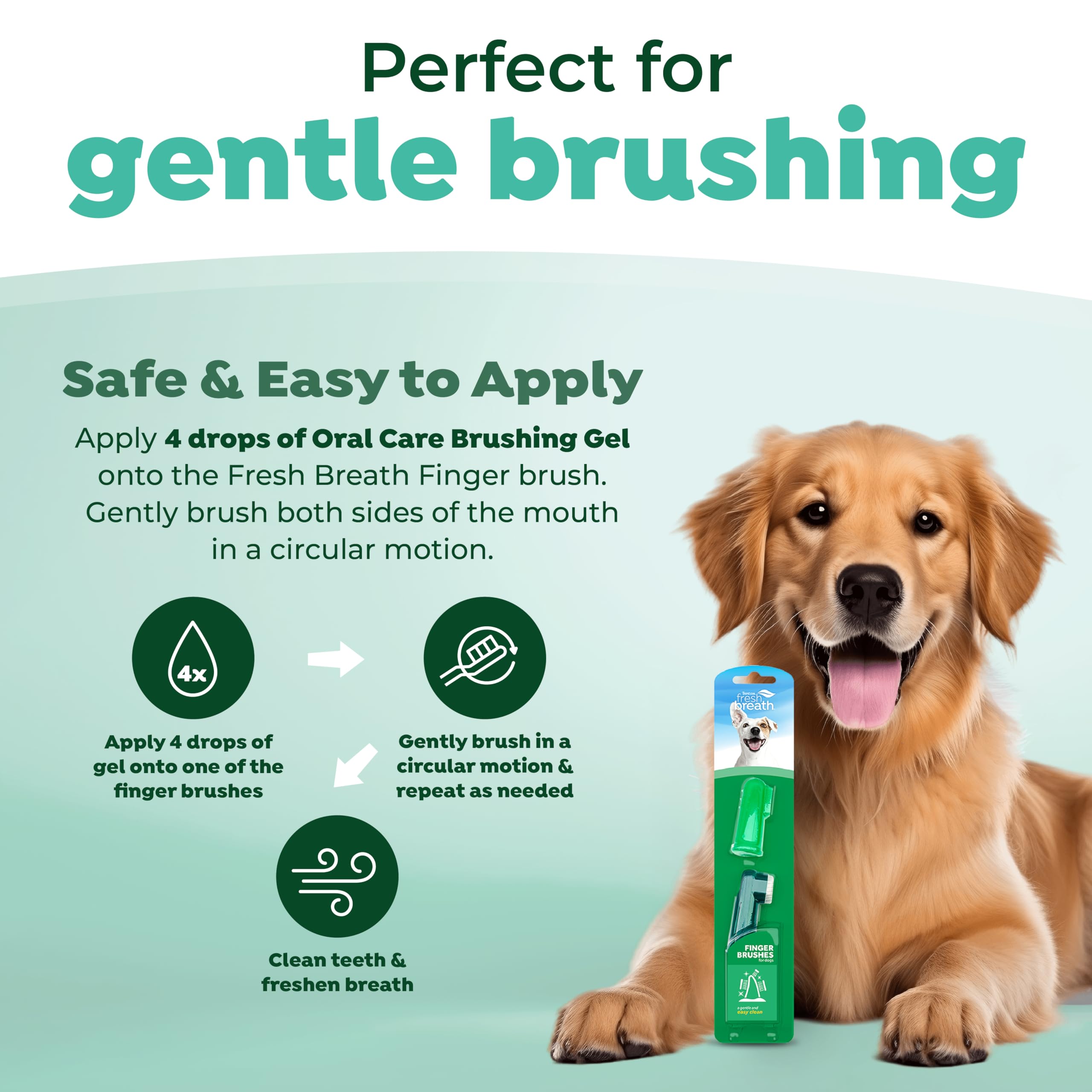 Foto 4 pulgar | Set De Cepillos De Dientes Tropiclean Fresh Breath Para Perros - Venta Internacional.