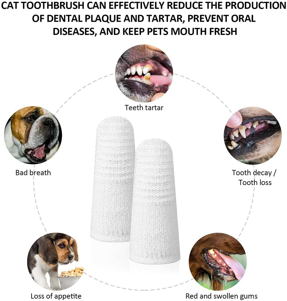 Foto 4 pulgar | Set De Cepillos De Dientes Jieyou Fingerlings 360° Para Perro Y Gato - Venta Internacional.