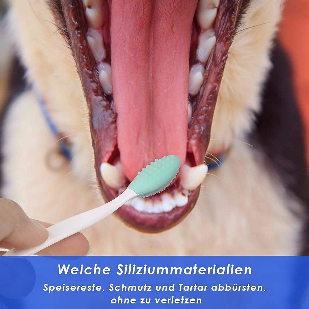 Foto 3 pulgar | Juego De Cepillos De Dientes Jieyou Silicone Pro De Doble Cara Para Perro - Venta Internacional.