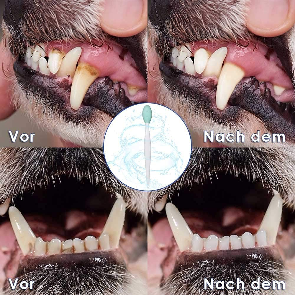 Foto 4 pulgar | Juego De Cepillos De Dientes Jieyou Silicone Pro De Doble Cara Para Perro - Venta Internacional.