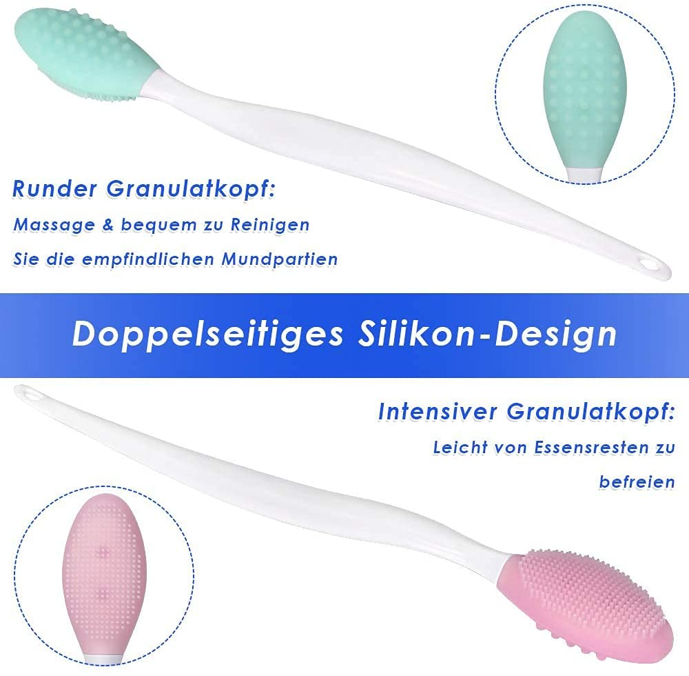 Foto 6 pulgar | Juego De Cepillos De Dientes Jieyou Silicone Pro De Doble Cara Para Perro - Venta Internacional.