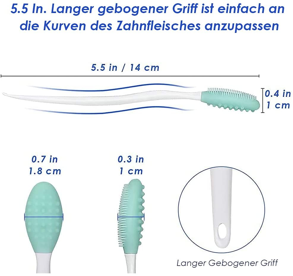 Foto 7 pulgar | Juego De Cepillos De Dientes Jieyou Silicone Pro De Doble Cara Para Perro - Venta Internacional.