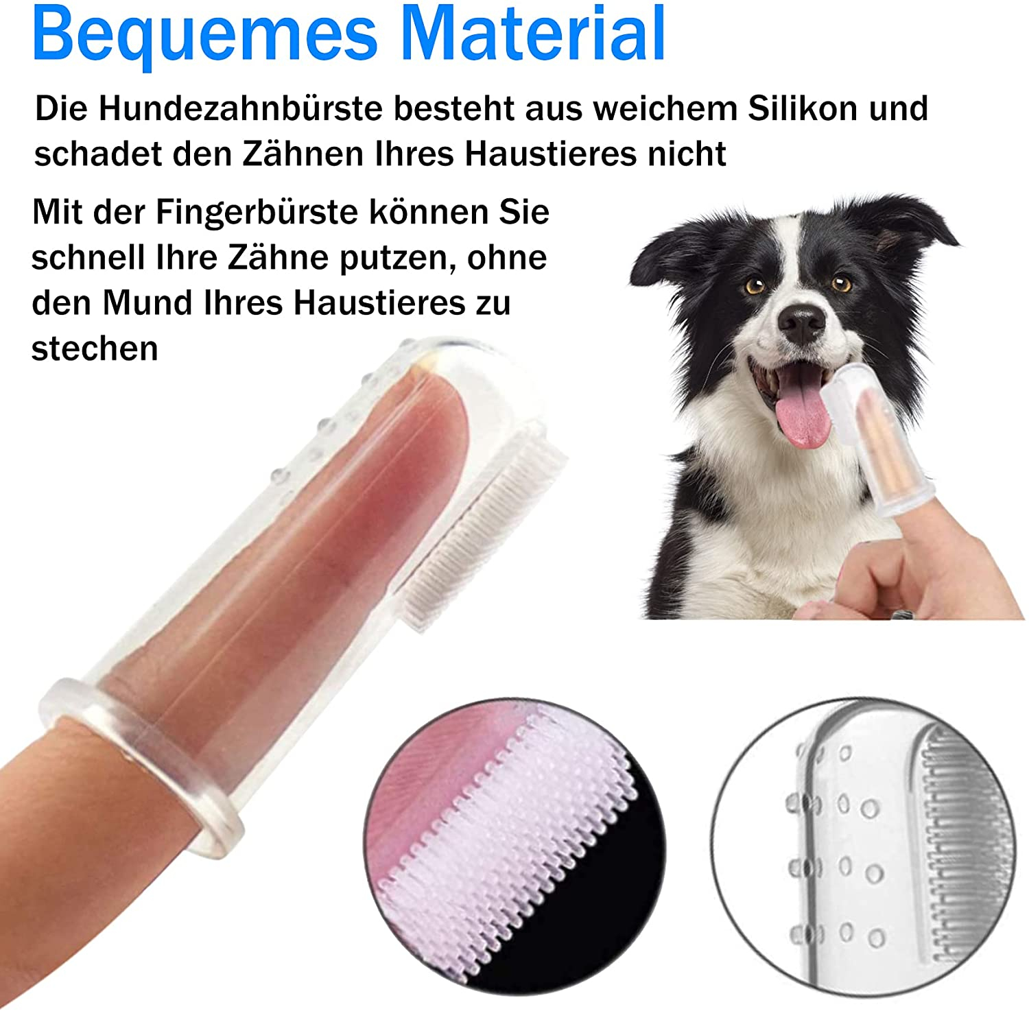 Foto 7 pulgar | Set De Cepillos De Dientes Jieyou Para Perros Y Mascotas (7 Piezas) - Venta Internacional.
