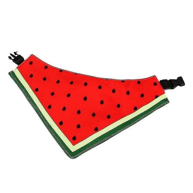 Bufanda Para Perro, Toalla De Saliva Impermeable, Estampado De Sandía, Talla L - Venta Internacional. $508
