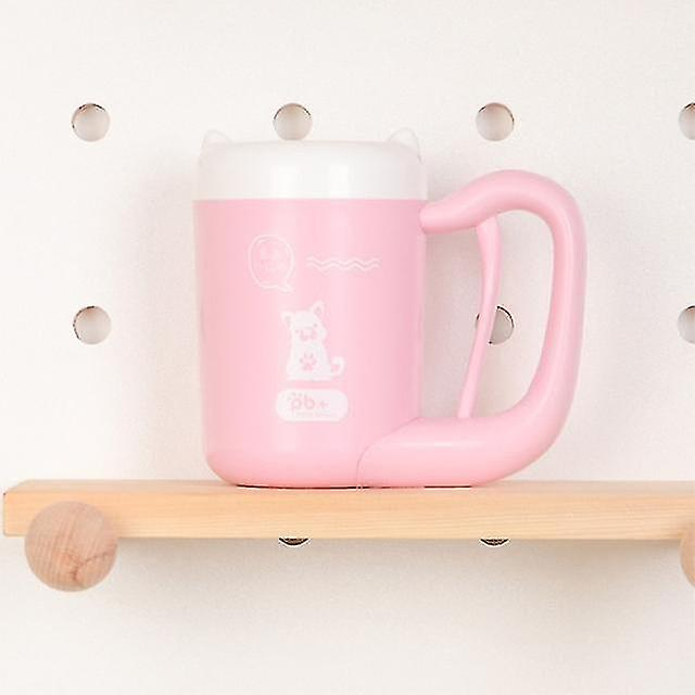 Taza Limpiadora De Pies Para Mascotas, Gatos Y Perros, Color Rosa - Venta Internacional.