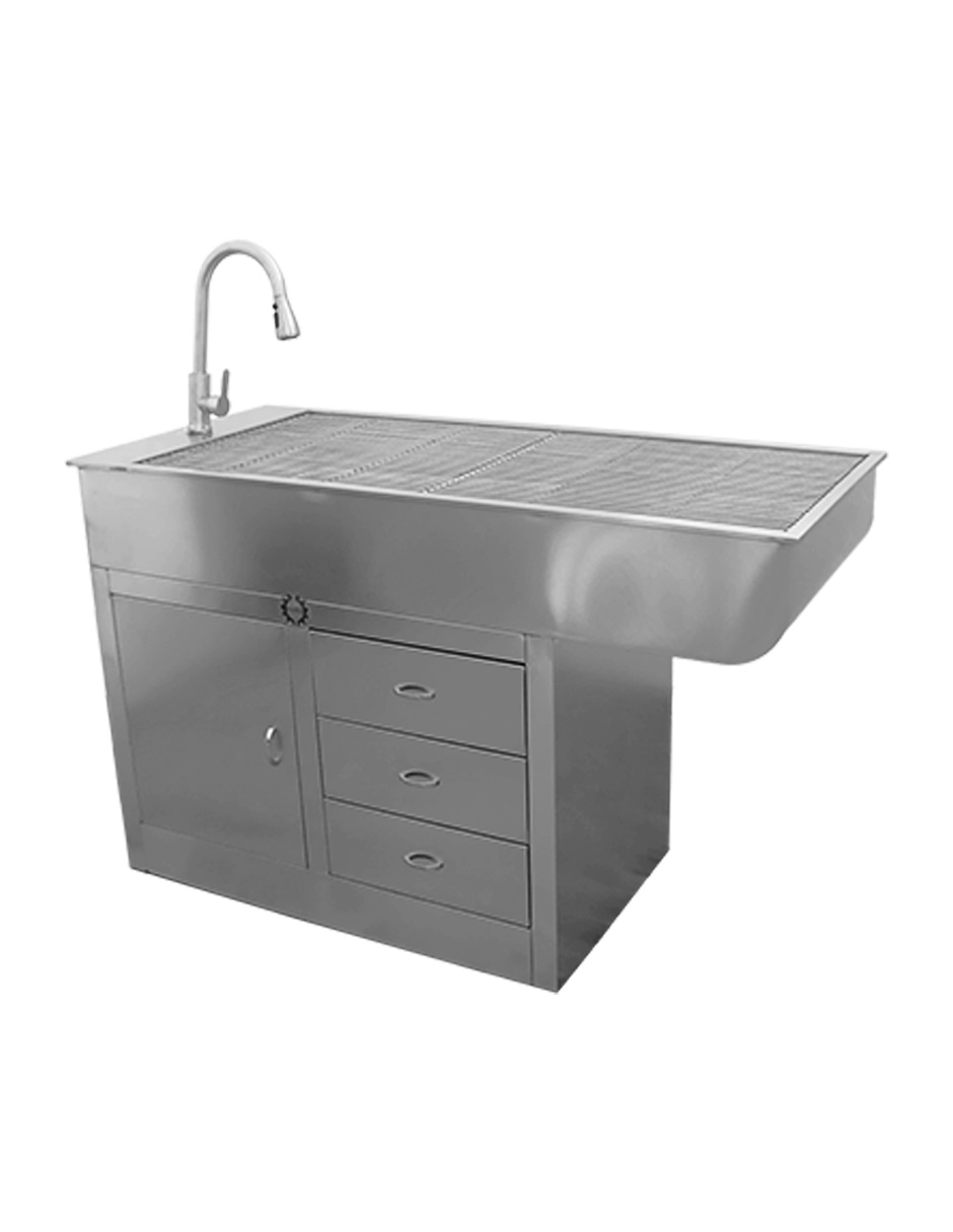 Foto 4 | Bañera C/cajones Veterinaria Mindejal Acero Inox Mba01 Bañera C/ Accesorios Veterinaria