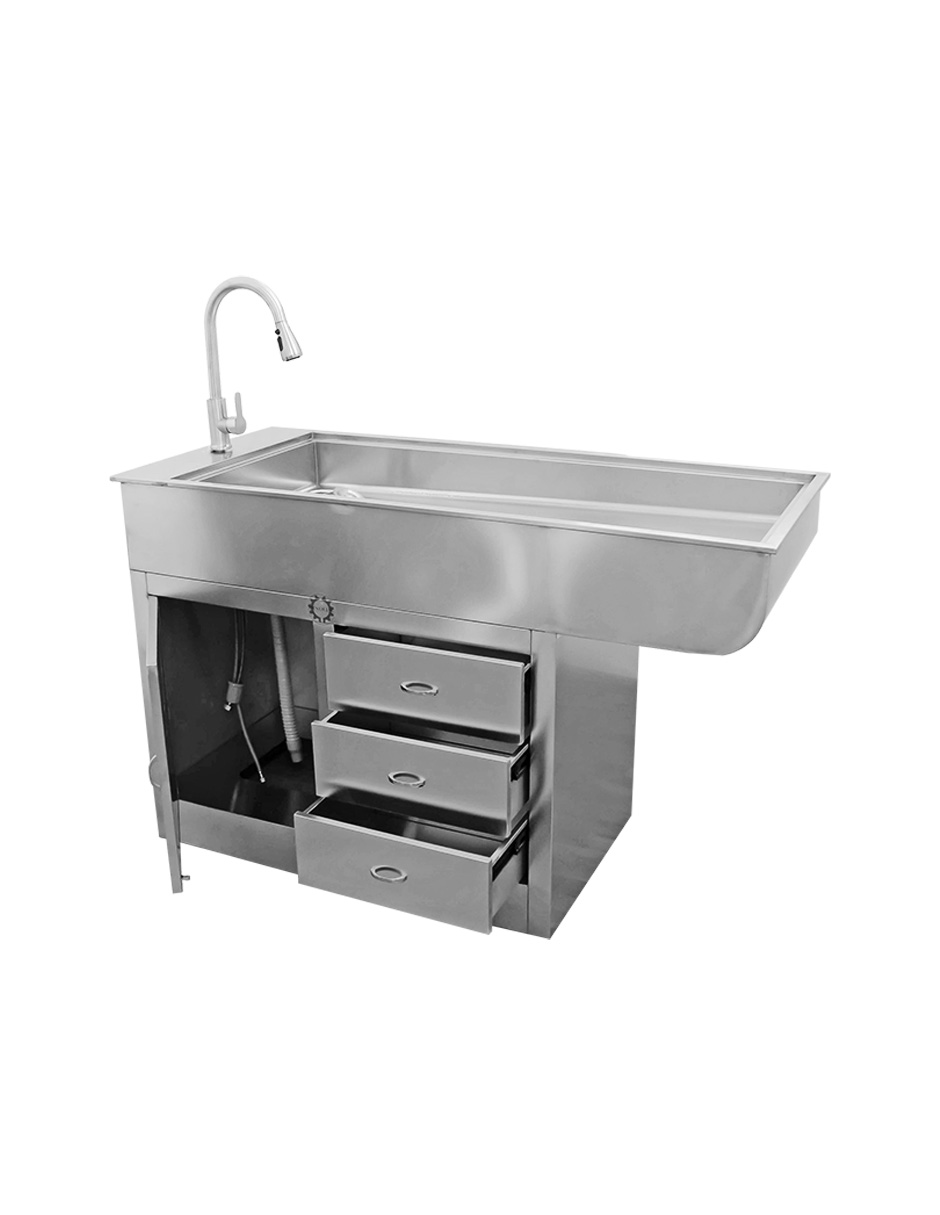 Foto 5 | Bañera C/cajones Veterinaria Mindejal Acero Inox Mba01 Bañera C/ Accesorios Veterinaria