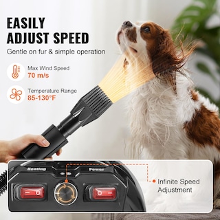 Foto 4 | Secador para Perros Vevor 2800w/4.3 Hp - Venta Internacional