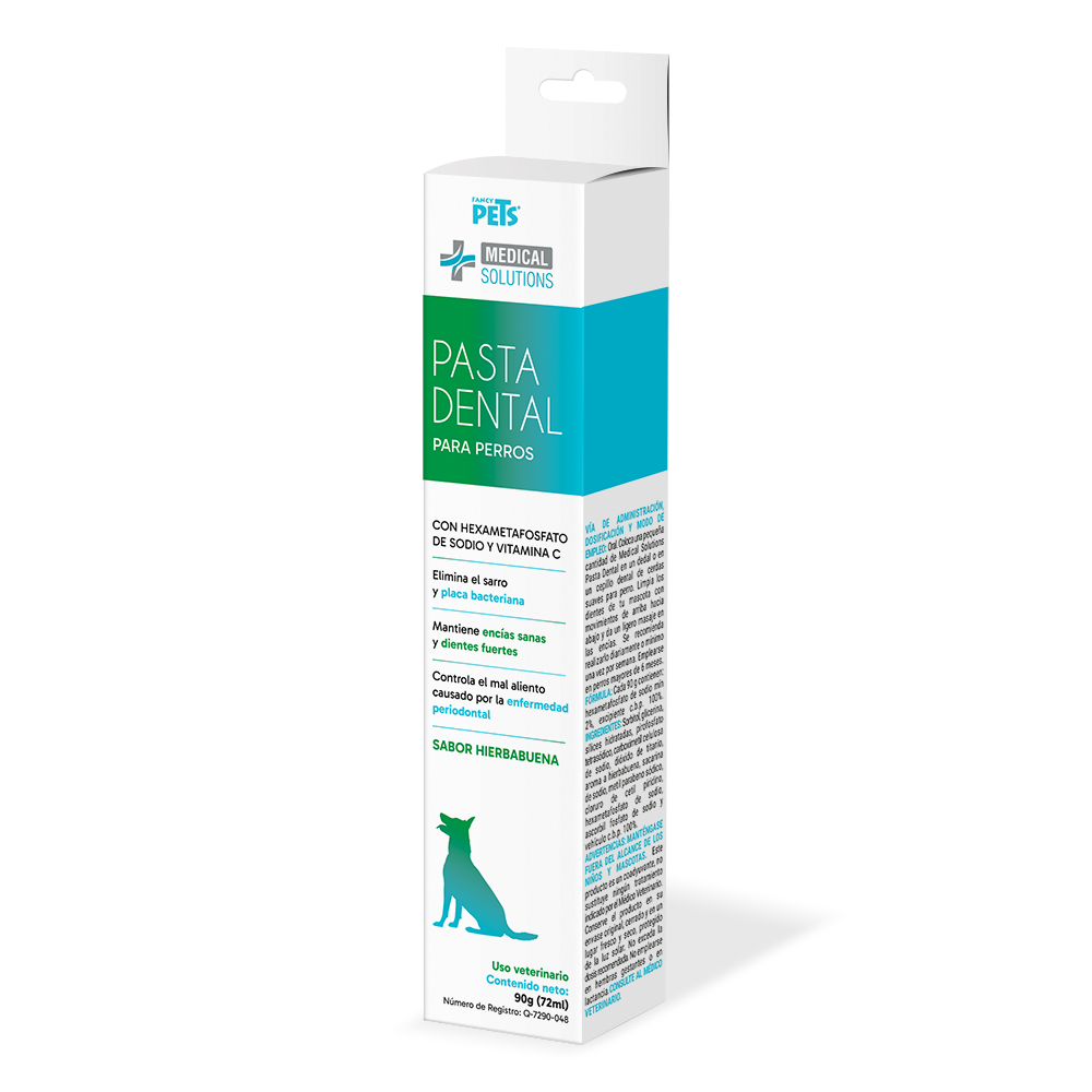 Foto 2 pulgar | Medical Solutions Pasta Dental Para Perros Con 90 Gramos