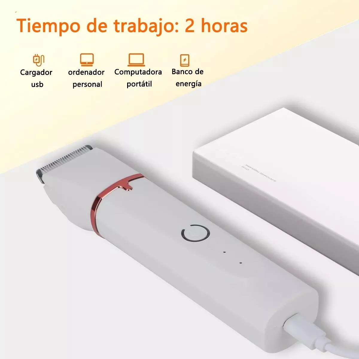 Foto 7 pulgar | Máquina Rasuradora Cortadora De Pelo Eo Safe Imports Esi-12171 Blanco para Mascotas