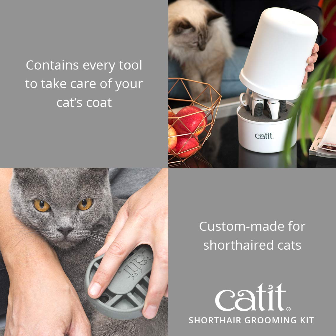 Foto 5 pulgar | Kit De Aseo Catit Senses 2.0 Para Cabello Corto, Juego De 6 Piezas, Blanco - Venta Internacional.