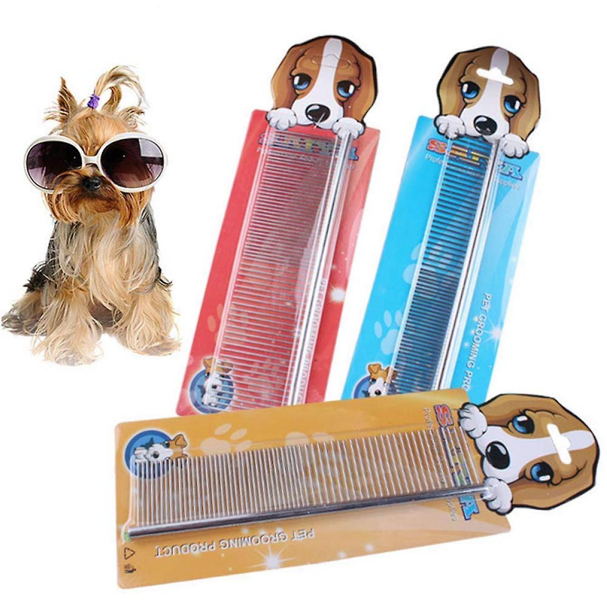 Peine De Aseo Para Perros Huoguo, Herramienta Para Desestampar Perros, 19 Cm - Venta Internacional.