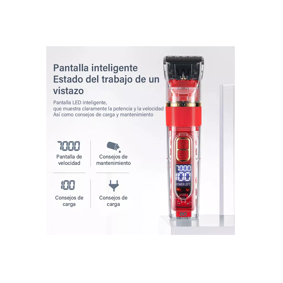 Foto 4 pulgar | Maquina Cortador Pelo Perro Rasuradora Silencio Inalámbrica 9 Pzas Eo Safe Imports Esi-8401 Multicolor