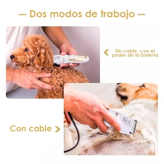 Foto 5 | Maquina Afeitadora Cortadora De Pelo Para Mascotas Perro Gato, Con Accesorios, Tijeras Peine, Peinetas, Corta Uñ