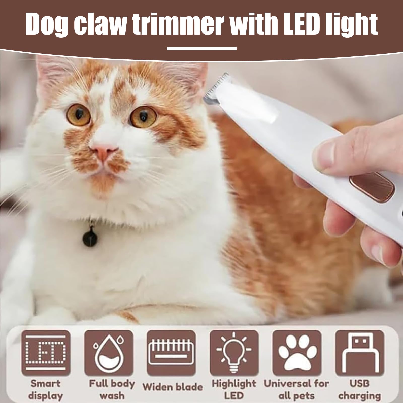 Foto 3 pulgar | Luz Led Impermeable Mejorada Dog Paw Trimmer 2025 - Venta Internacional.