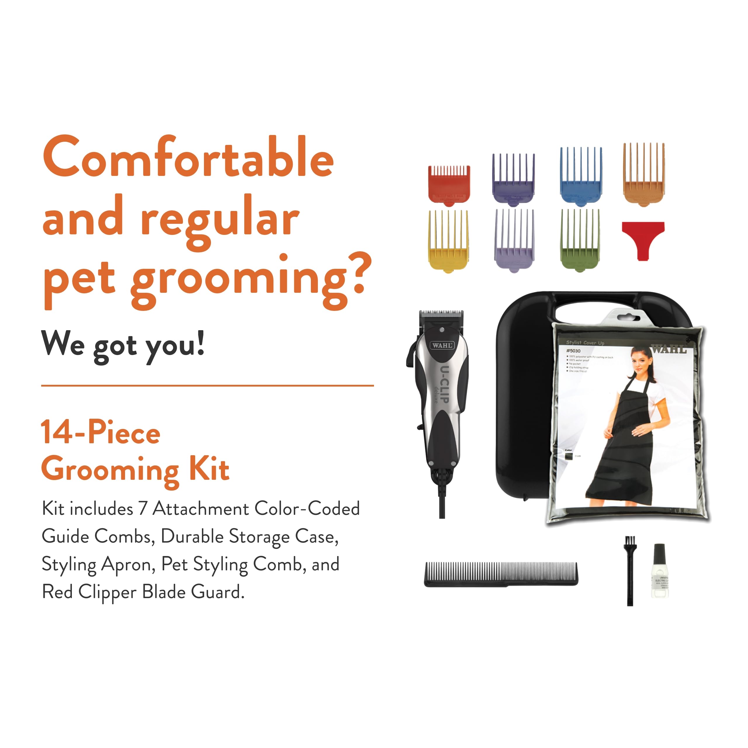 Foto 4 pulgar | Trimmer Wahl Pro Animal Deluxe Con Clip En U Para Perros Y Gatos - Venta Internacional.