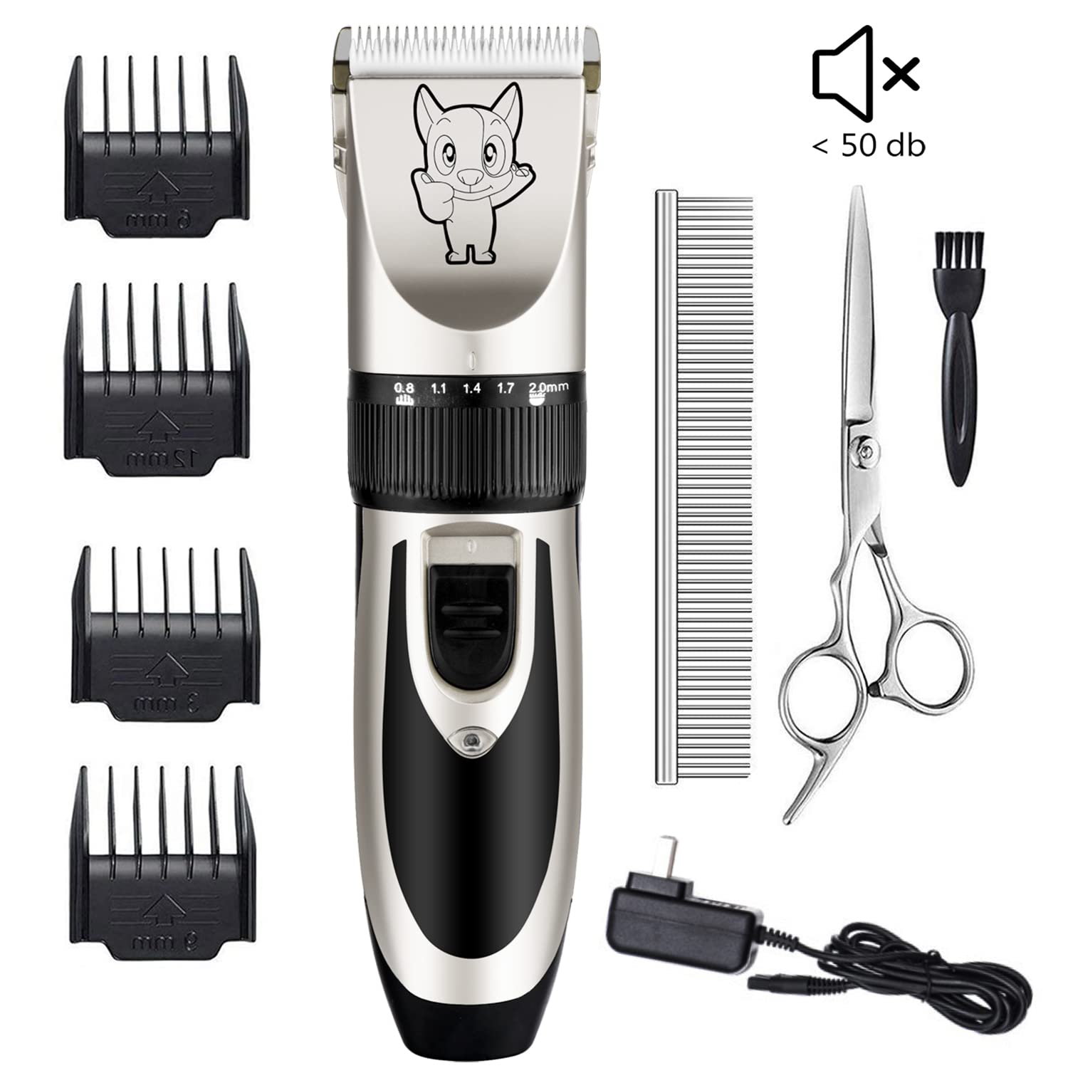 Foto 3 pulgar | Kit de Aseo para Mascotas Clippers Highdas Recargable - Venta Internacional