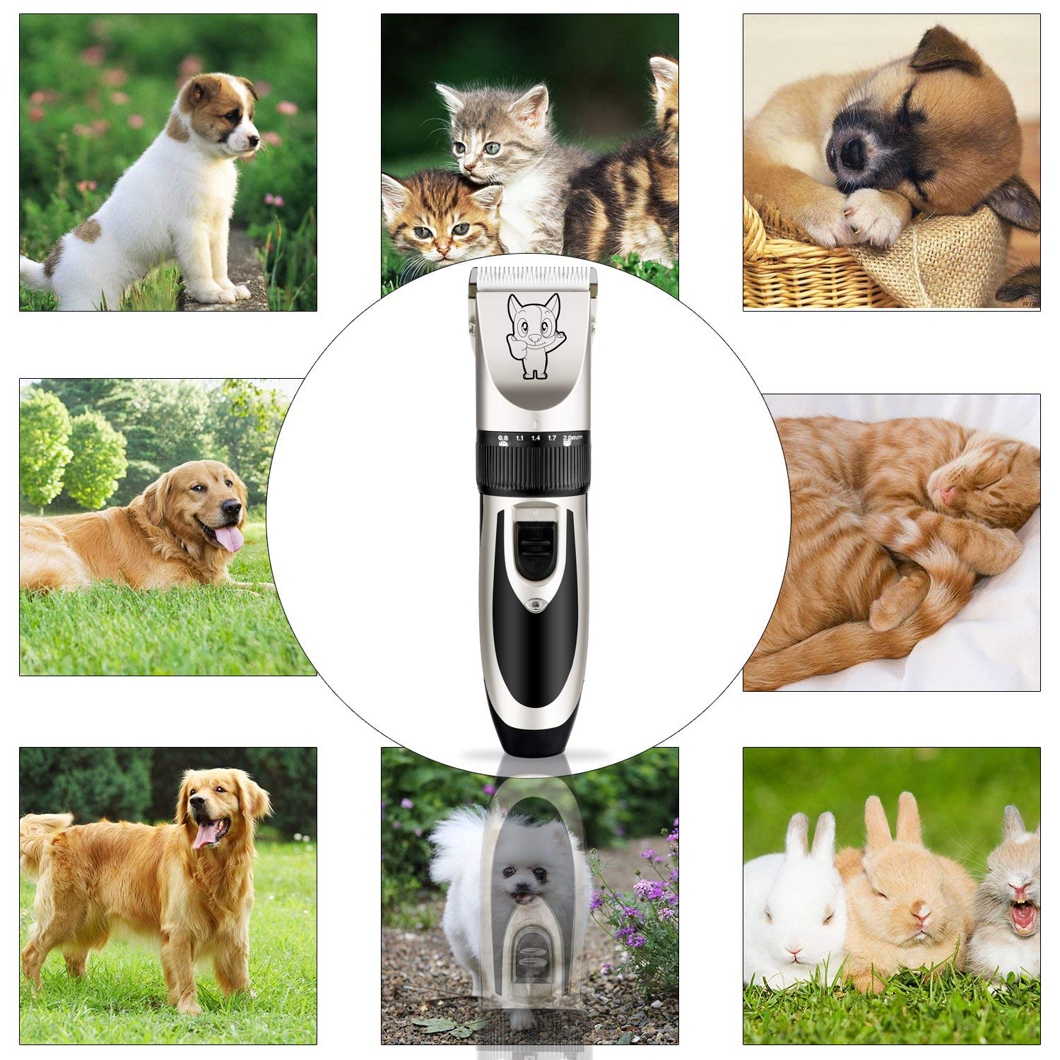Foto 8 pulgar | Kit de Aseo para Mascotas Clippers Highdas Recargable - Venta Internacional