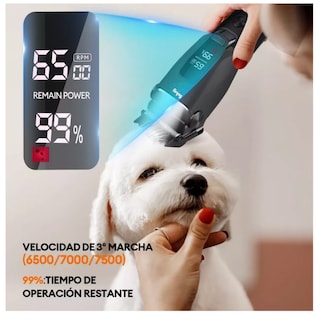 Foto 5 | Maquina Para Cortar Pelo De Perro Rasuradora Recargable Belug Negro