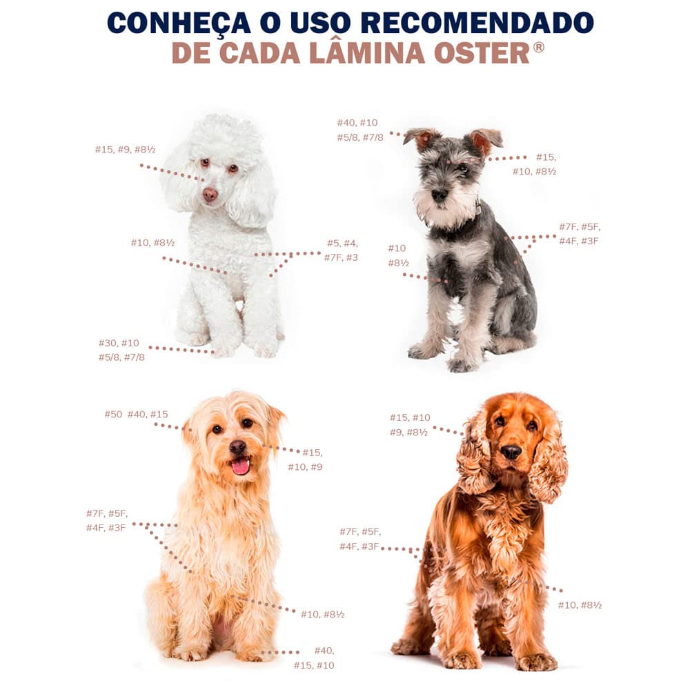 Foto 3 pulgar | Clipper Blade Oster Cryogen-x 7f Para Mascotas A6, Golden A5 - Venta Internacional.