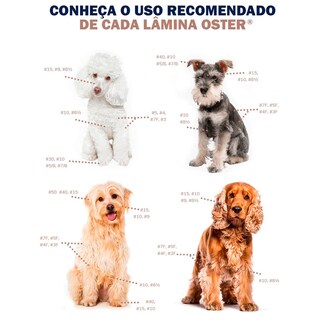 Foto 2 | Clipper Blade Oster Cryogen-x 7f Para Mascotas A6, Golden A5 - Venta Internacional.
