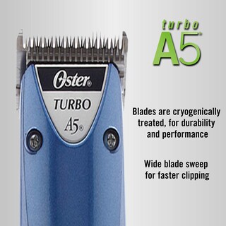 Foto 3 | Cortapelos Oster A5 Para El Aseo De Perros, Gatos Y Mascotas, Color Azul - Venta Internacional.