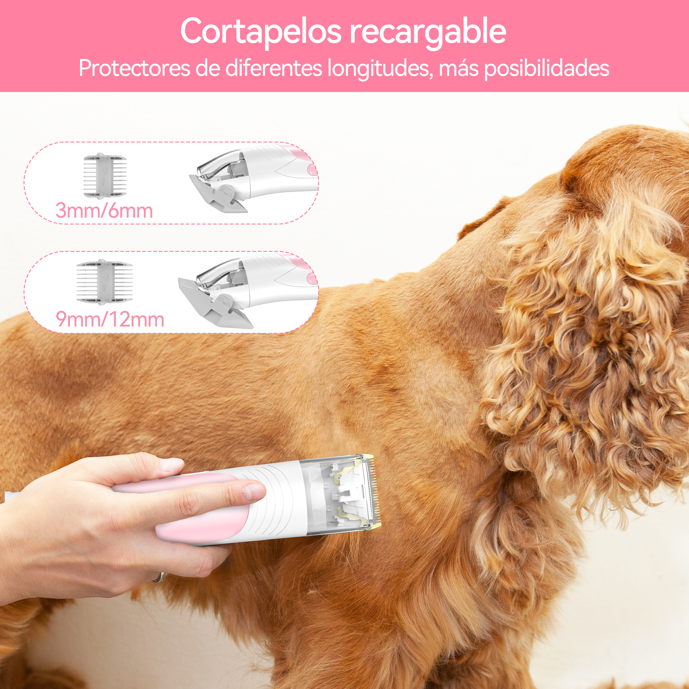 Foto 5 pulgar | Aspirador Inse P30 Para Mascotas De 4 5 Litros De Capacidad  Color Rosa Y Blanco