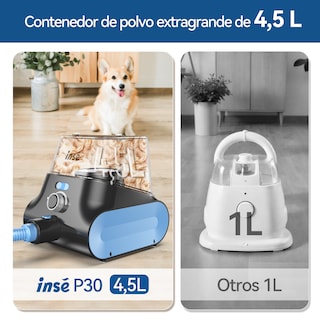 Foto 3 | Aspiradora y Rasuradora Inse P30 para Mascotas