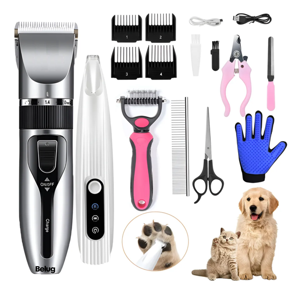 Foto 2 | ''eléctrico Clipper Para Perros Y Gatos Maquina Rasuradoras Belug  Plata ''