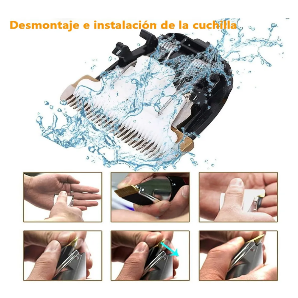 Foto 5 pulgar | ''eléctrico Clipper Para Perros Y Gatos Maquina Rasuradoras Belug  Plata ''