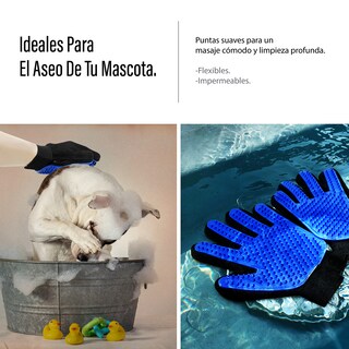 Foto 7 | Guante Removedor de Pelo para Mascota Andromeda Inc 73984 color Azul 1 Par