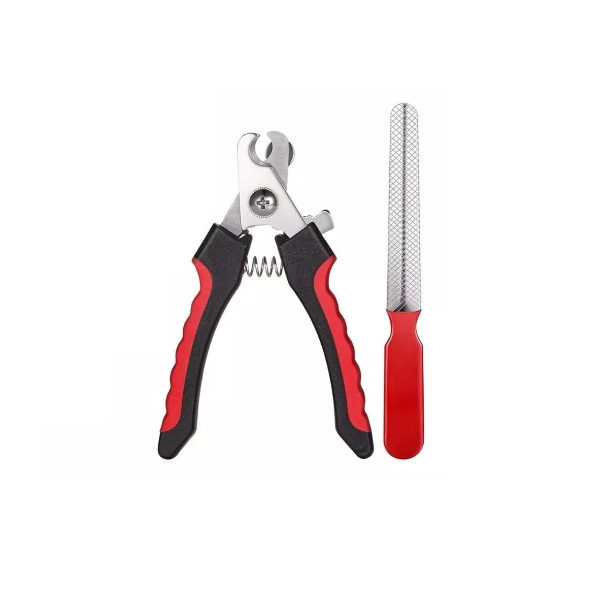 Cortaúñas para Perro y Gato + Lima Eo Safe Imports ESI-7919 Multicolor 2 Piezas