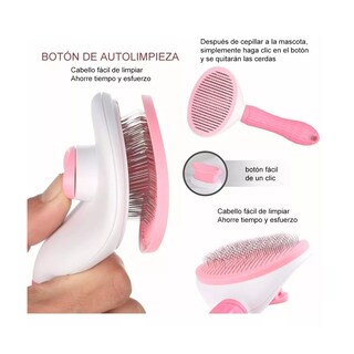 Foto 2 | Kit Limpieza Mascotas Cepillo y Limas Cortar Uñas Eo Safe Imports Esi-8837 Rosa