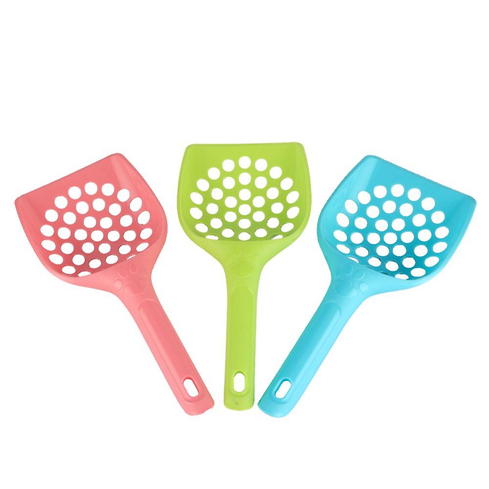 Foto 3 pulgar | Cuchara Para Arena Para Gatos Huoguo, Herramienta De Limpieza Con Orificios Redondos De Plástico - Venta Internacional.