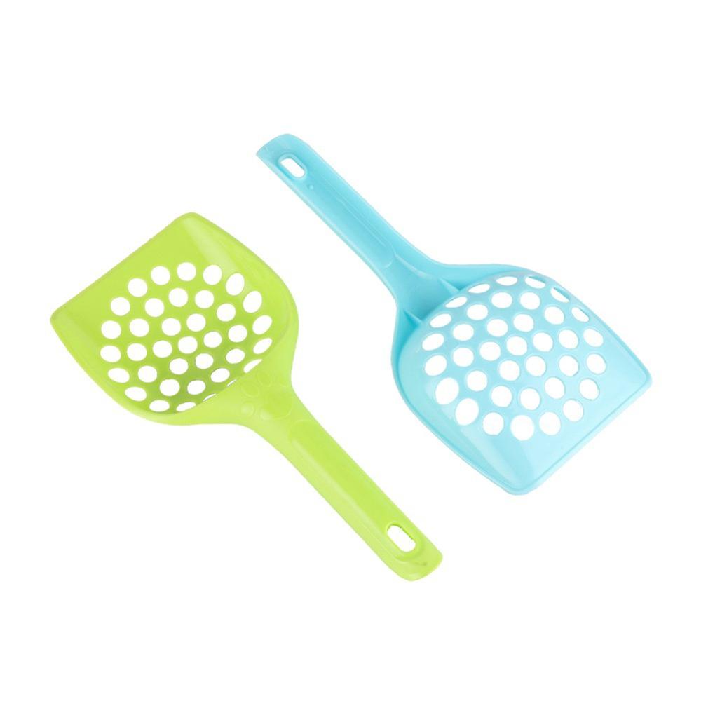 Foto 5 pulgar | Cuchara Para Arena Para Gatos Huoguo, Herramienta De Limpieza Con Orificios Redondos De Plástico - Venta Internacional.