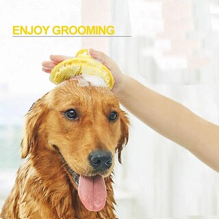 Foto 3 | Cepillo De Aseo Para Perros Jieyou Con Mango Ajustable (azul, Amarillo) - Venta Internacional.