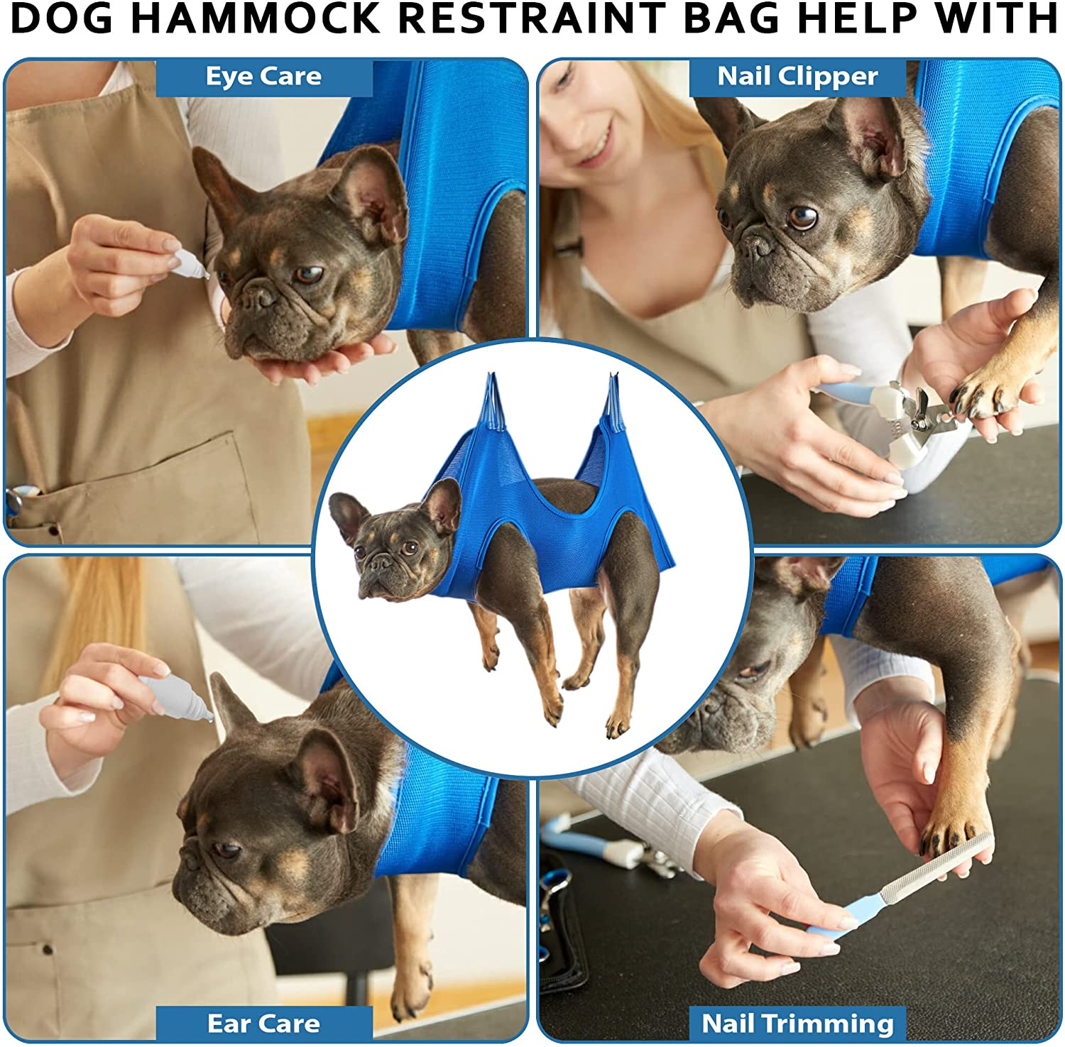 Foto 6 pulgar | Hamaca De Peluquería Canina Jieyou Para Perros Pequeños De 10 A 30 Libras Con Acceso - Venta Internacional.