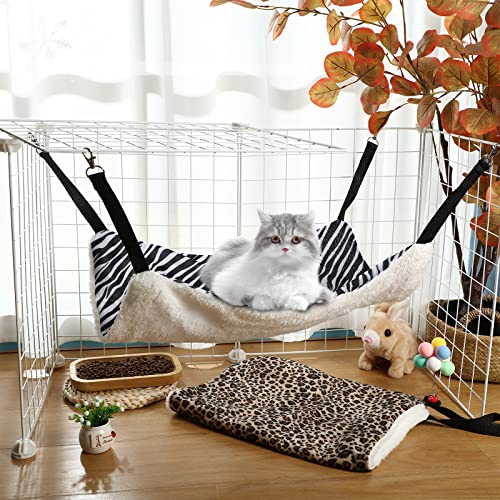 Foto 6 pulgar | Hamaca Bbto De Felpa Suave Reversible Para Gatos, Perros Y Hurones - Venta Internacional.