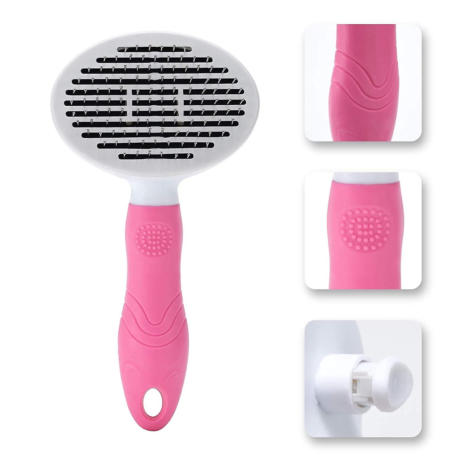 Foto 2 pulgar | Cepillo De Aseo Para Perros Y Gatos, Depilación Con Autolimpieza - Venta Internacional.