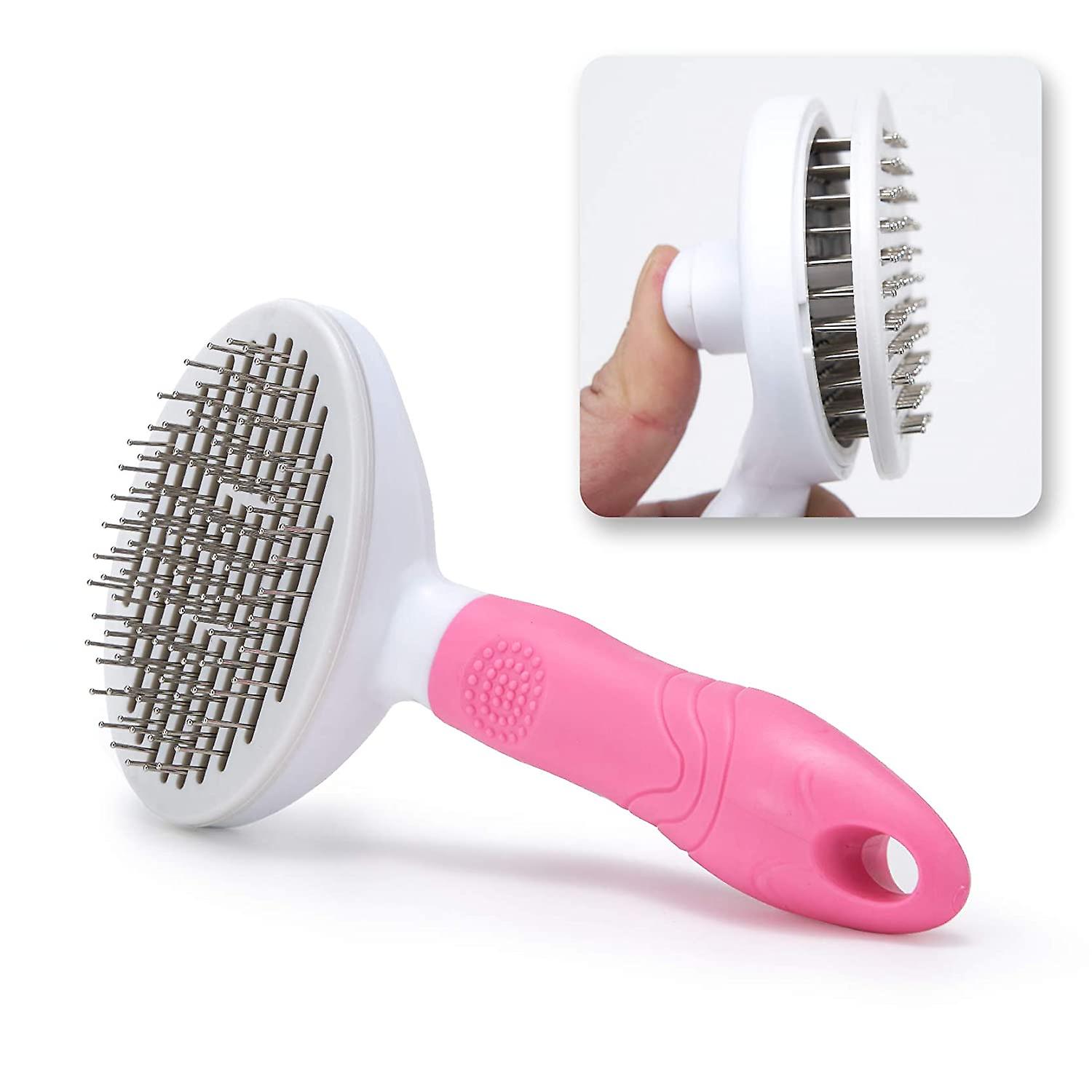 Foto 3 pulgar | Cepillo De Aseo Para Perros Y Gatos, Depilación Con Autolimpieza - Venta Internacional.