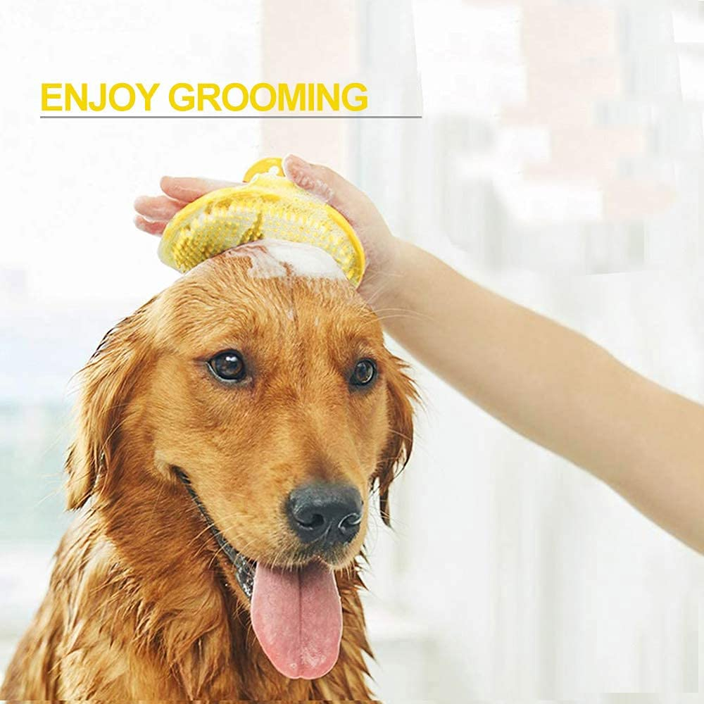 Foto 3 | Cepillo De Aseo Para Perros Jieyou Con Mango Ajustable (azul, Amarillo) - Venta Internacional.
