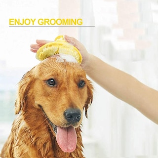 Foto 3 | Cepillo De Aseo Para Perros Jieyou Con Mango Ajustable (azul, Amarillo) - Venta Internacional.